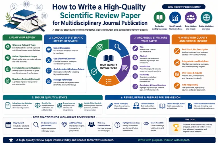 How to Write a High-Quality Scientific Review Paper for Multidisciplinary Journal Publication