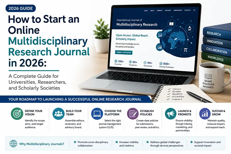 How to Start an Online Multidisciplinary Research Journal in 2026: A Complete Guide for Universities, Researchers, and Scholarly Societies